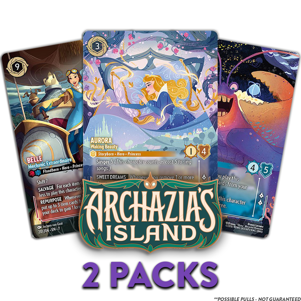 Disney Lorcana Archazias Island 2-PACK (Live Break) Disney Lorcana Archazias Island 2-PACK (Live Break)