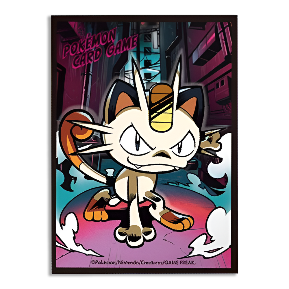 Pokemon Center Japan Exclusive Card Sleeves - Meowth 64ct