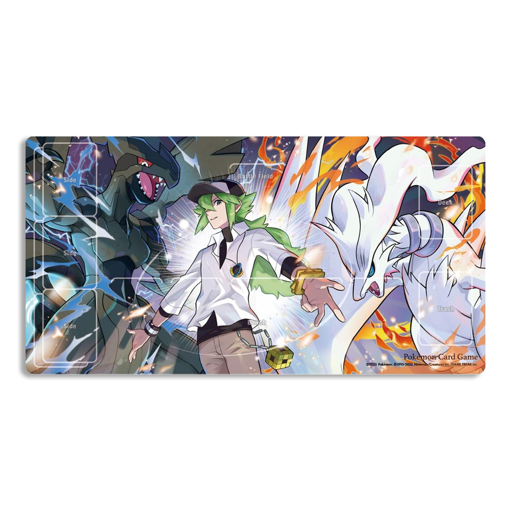 Pokemon N & Reshiram & Zekrom Playmat – LedGengar's Ghosty Games