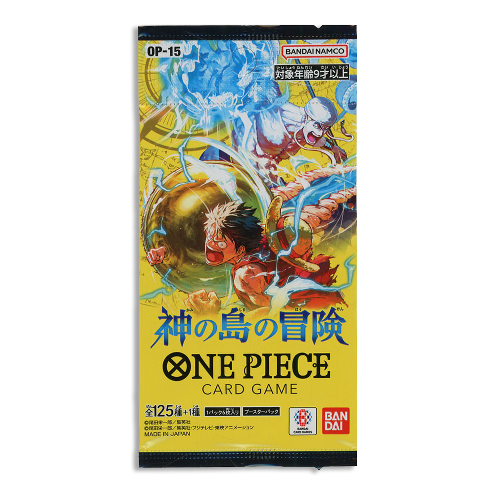 One Piece OP-15 JAPANESE Adventure on the Island of God 2-PACK (Live Break)