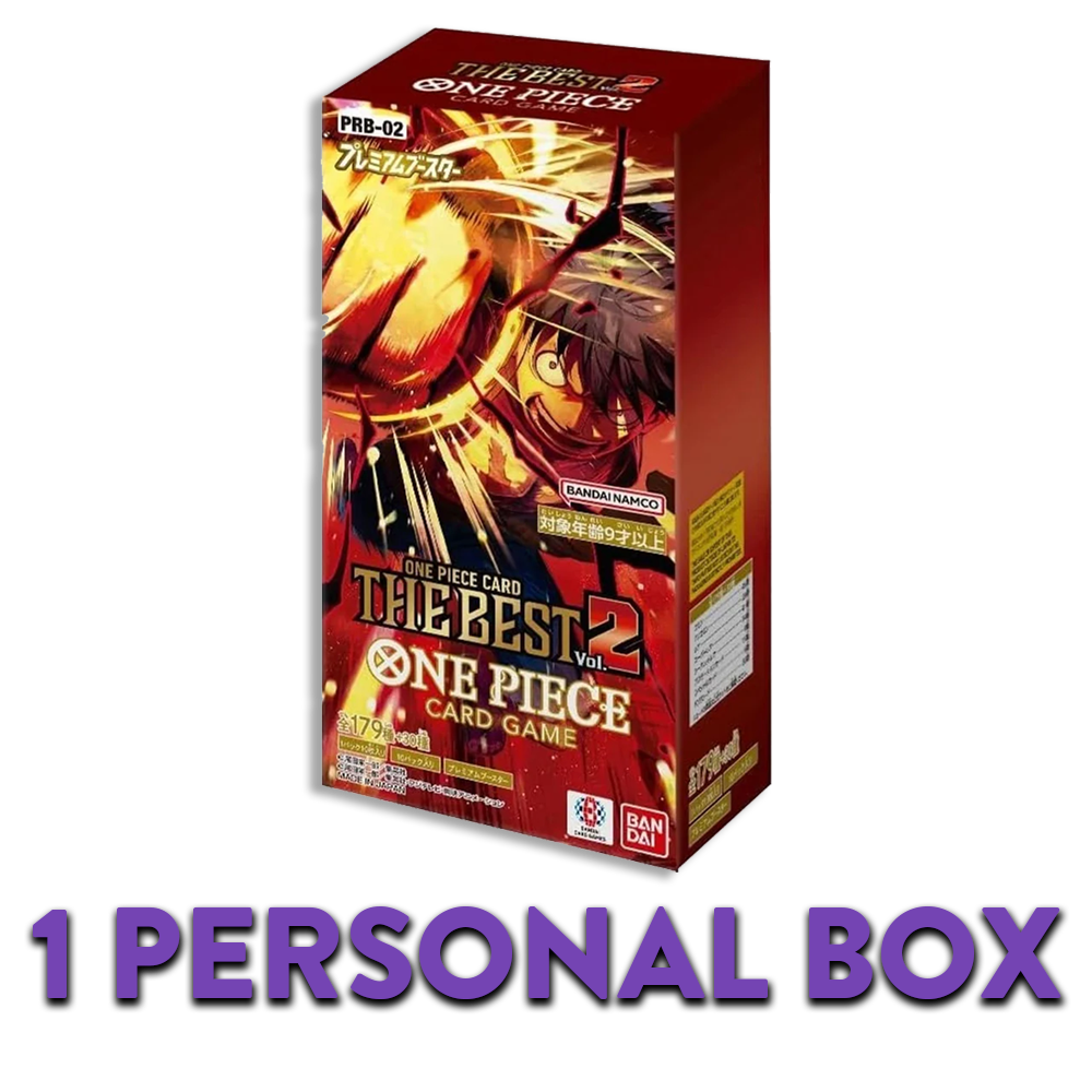 One Piece The Best Vol.2 PRB-02 JP FULL BOX (Personal Break)