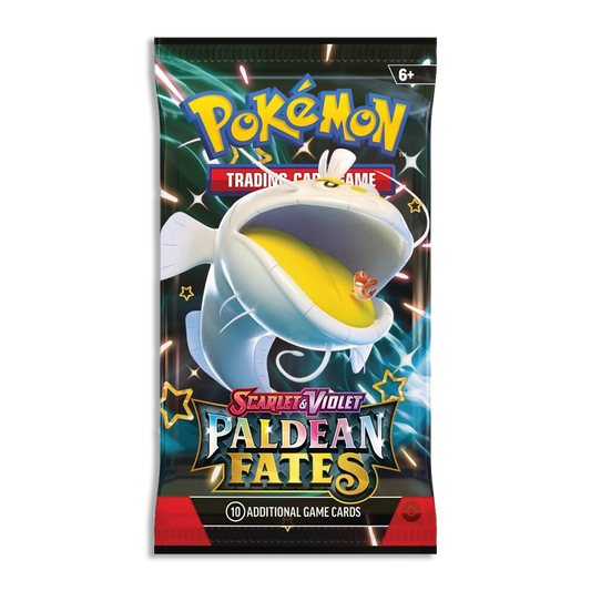 (LIMIT 2) Paldean Fates 3-PACK + sleeves (Personal Break)