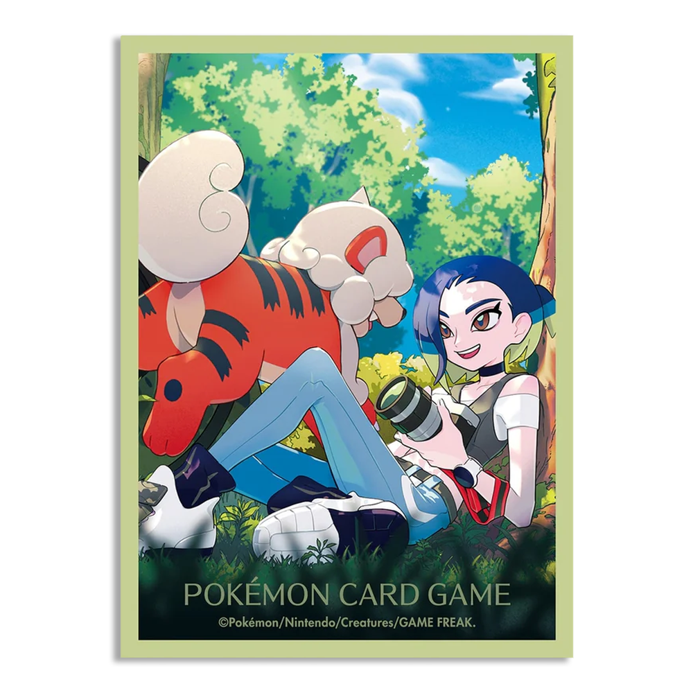 Pokemon Center Japan Exclusive Card Sleeves - Perrin & Growlithe 64ct
