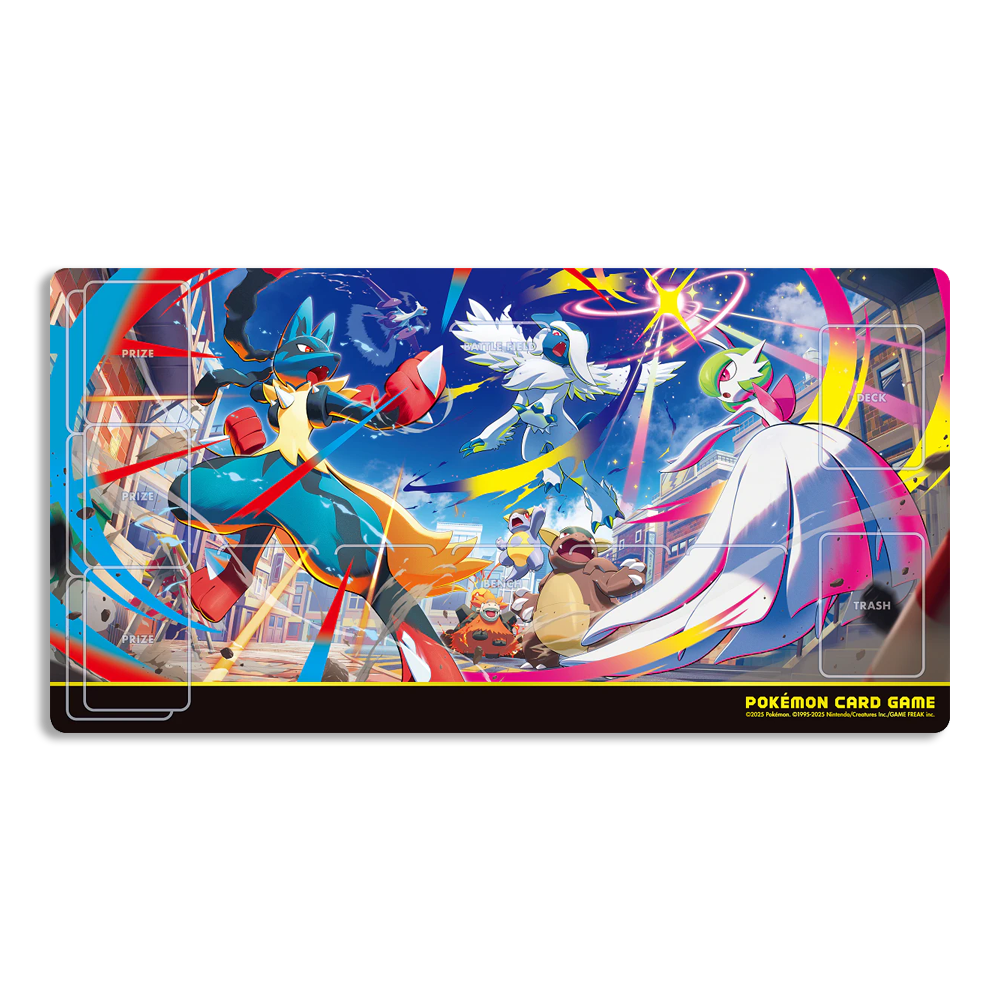 Pokemon Center Japan Exclusive Mega Evolutions Lucario Gardevoir Absol Kangaskhan Playmat