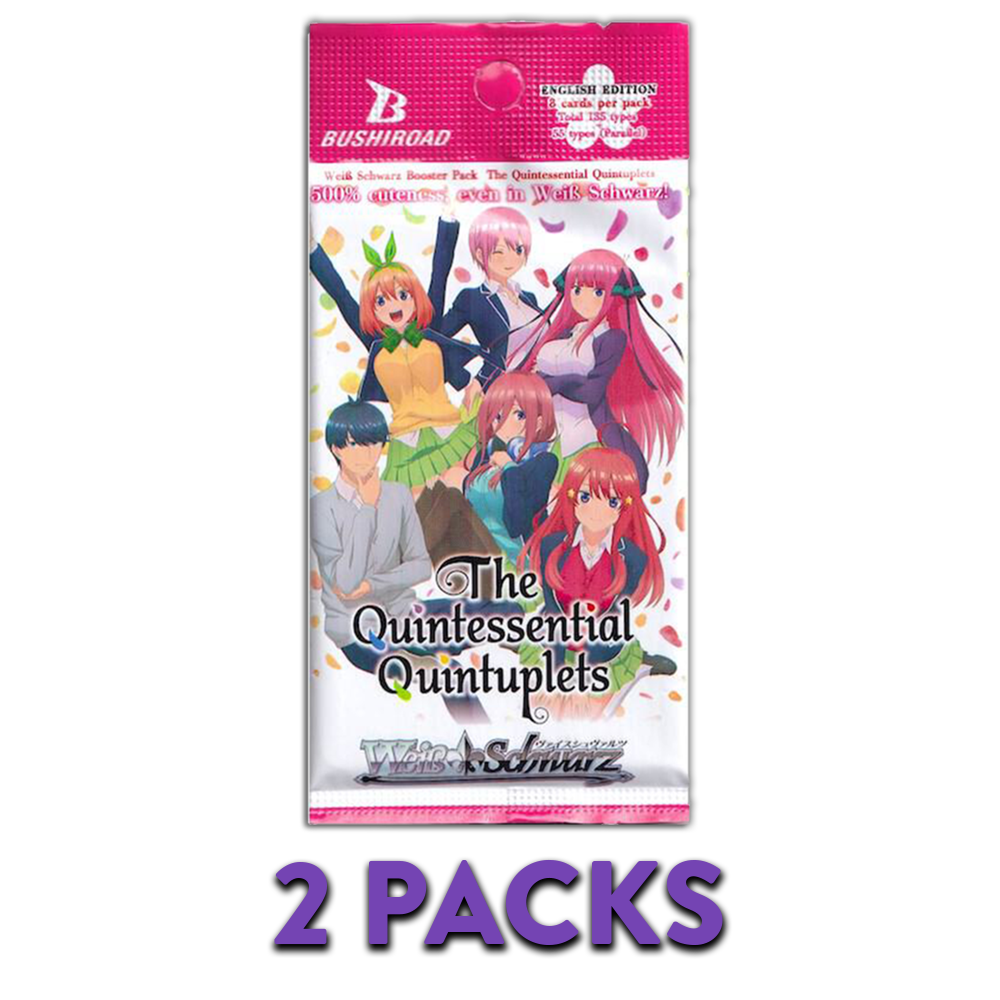 Weiß Schwarz Quintessential Quintuplets EN 2-PACKS (Personal Break)