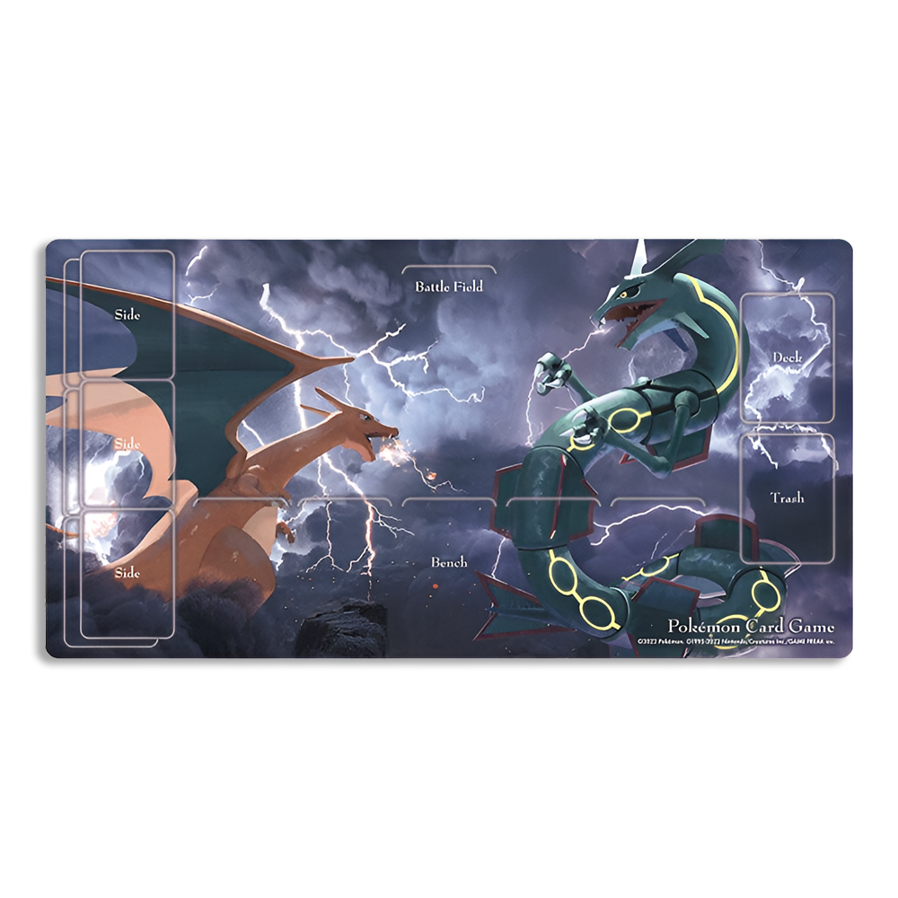 Pokemon Center Japan Exclusive Charizard vs Rayquaza Playmat