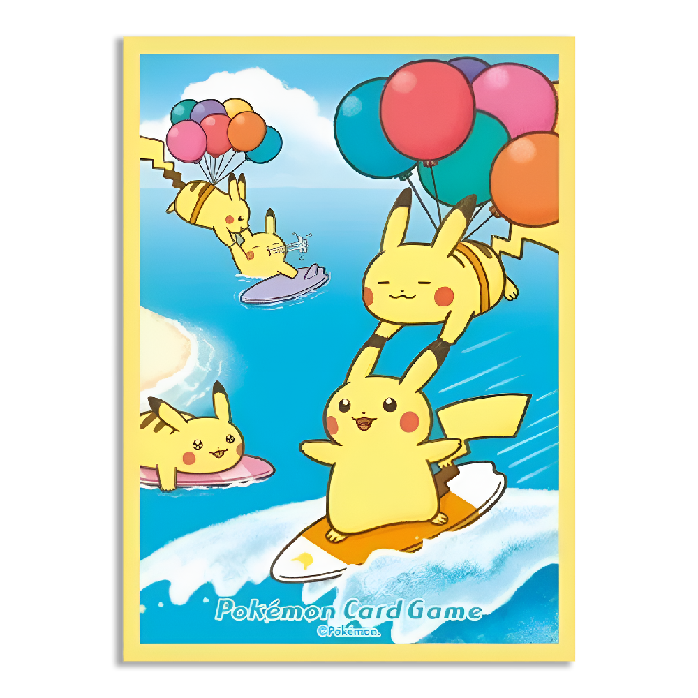 Surfing & Flying Pikachu Sleeves 64ct