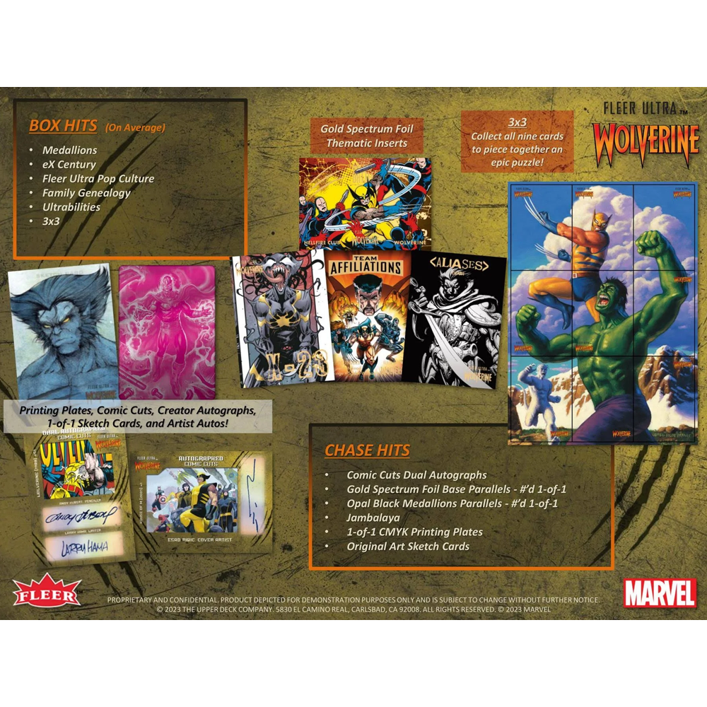 Fleer Ultra Wolverine BOOSTER BOX (Personal Break)