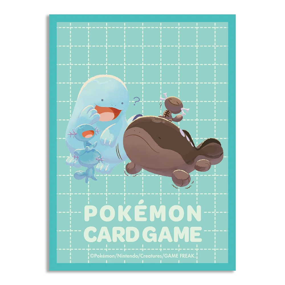 Pokemon Center Japan Exclusive Card Sleeves - Wooper, Quagsire, Clodsire 64ct