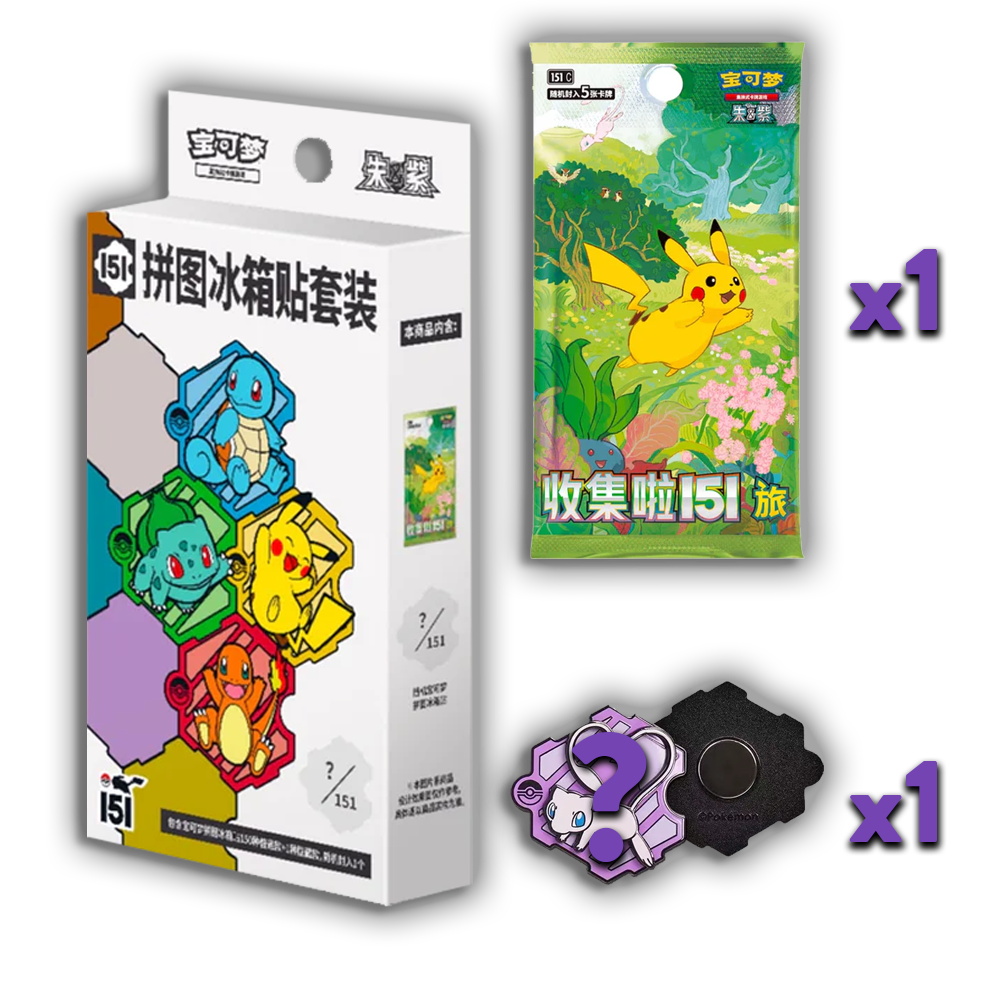 Simplified Chinese Collect 151 Puzzle Magnet Set (Personal Break)