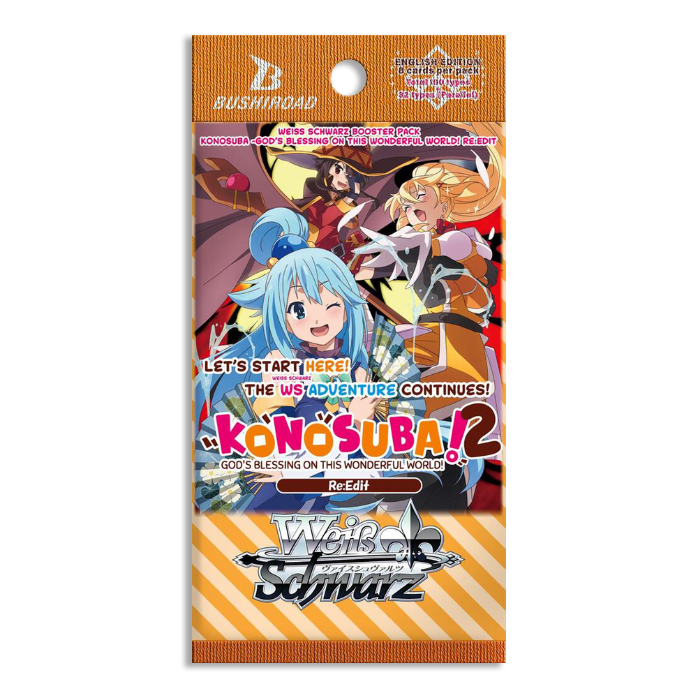 konosuba 2 booster box Weiß Schwarz Konosuba 2 EN 2-PACK (Live Break)