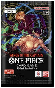 One Piece WINGS OF THE CAPTAIN OP-06 EN 3-PACK (Personal Break)