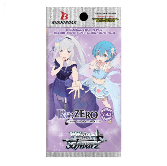 Weiß Schwarz Re:Zero Starting Life in Another World Vol.3 2-PACK (Live Break)