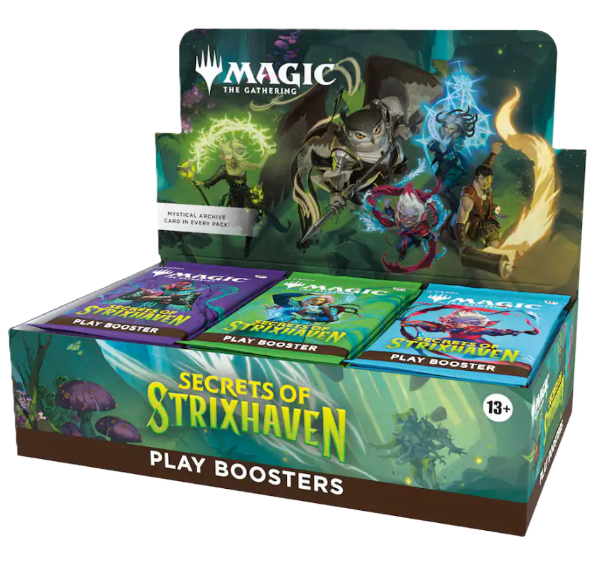 MTG: Secrets of Strixhaven PLAY BOOSTER 3-PACK (Live Break)