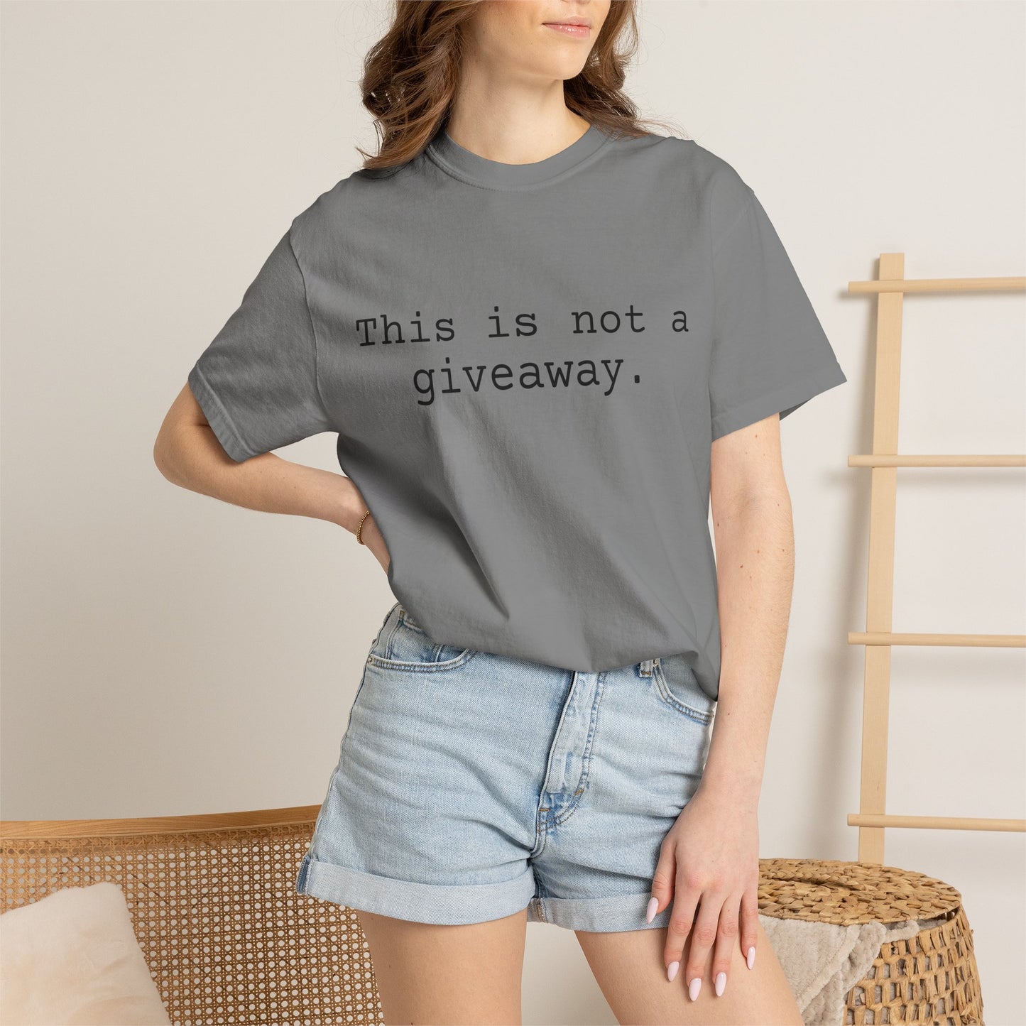 Not a giveaway T-shirt