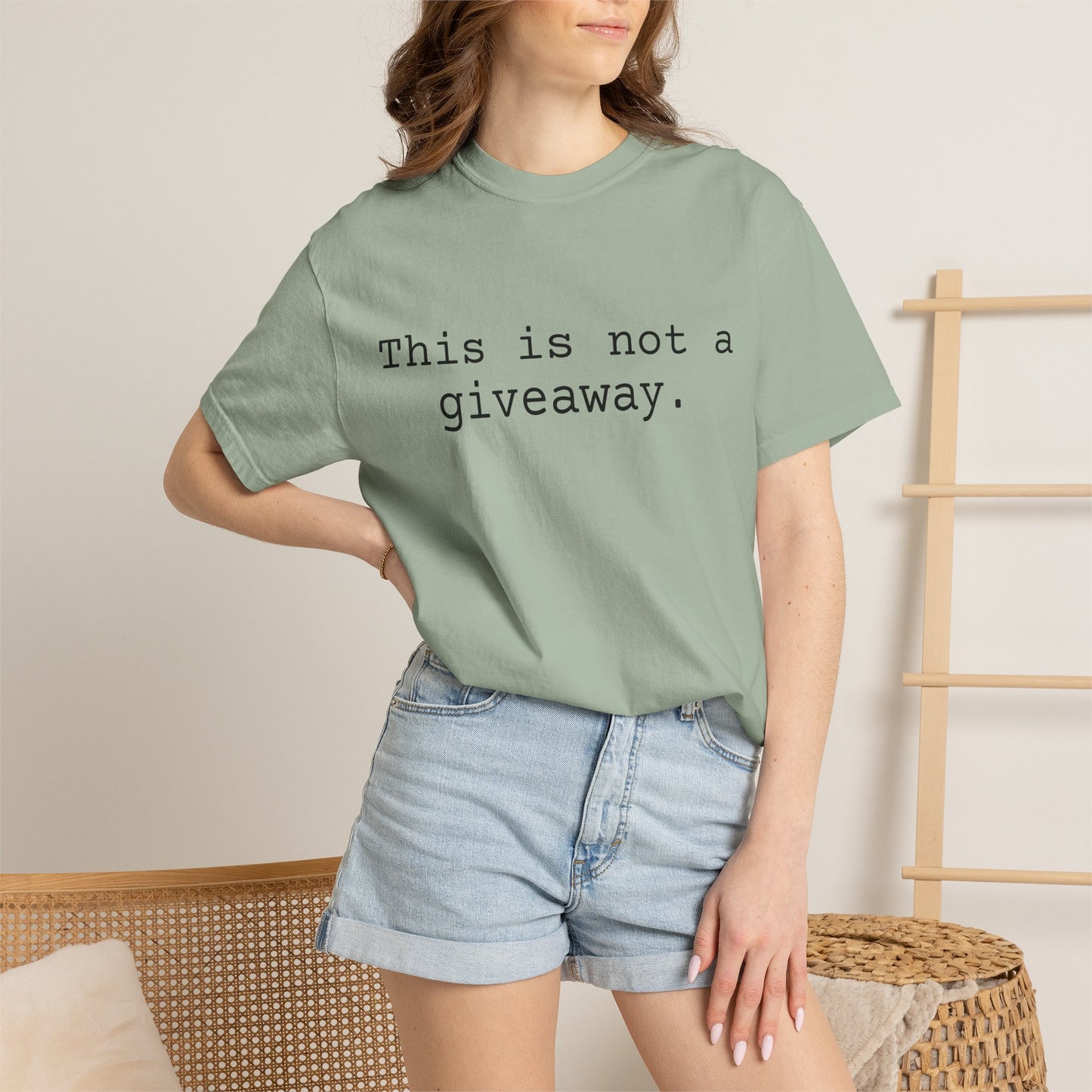 Not a giveaway T-shirt
