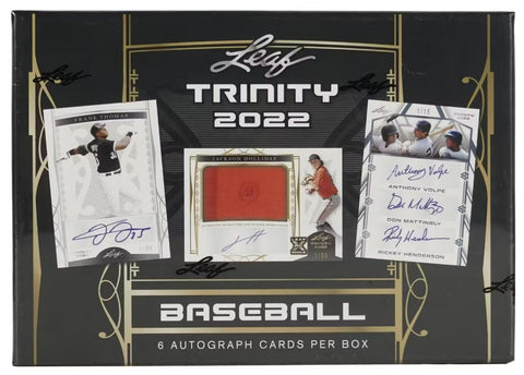 2022 Leaf Trinity Baseball HOBBY BOX (Personal Break)