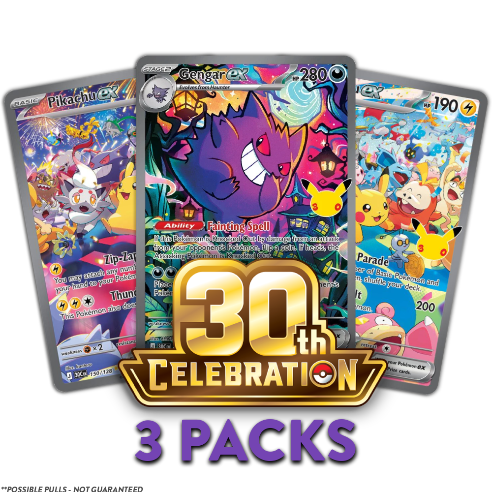 (LIMIT 2) 30th Celebration 3-PACK (Live Break)