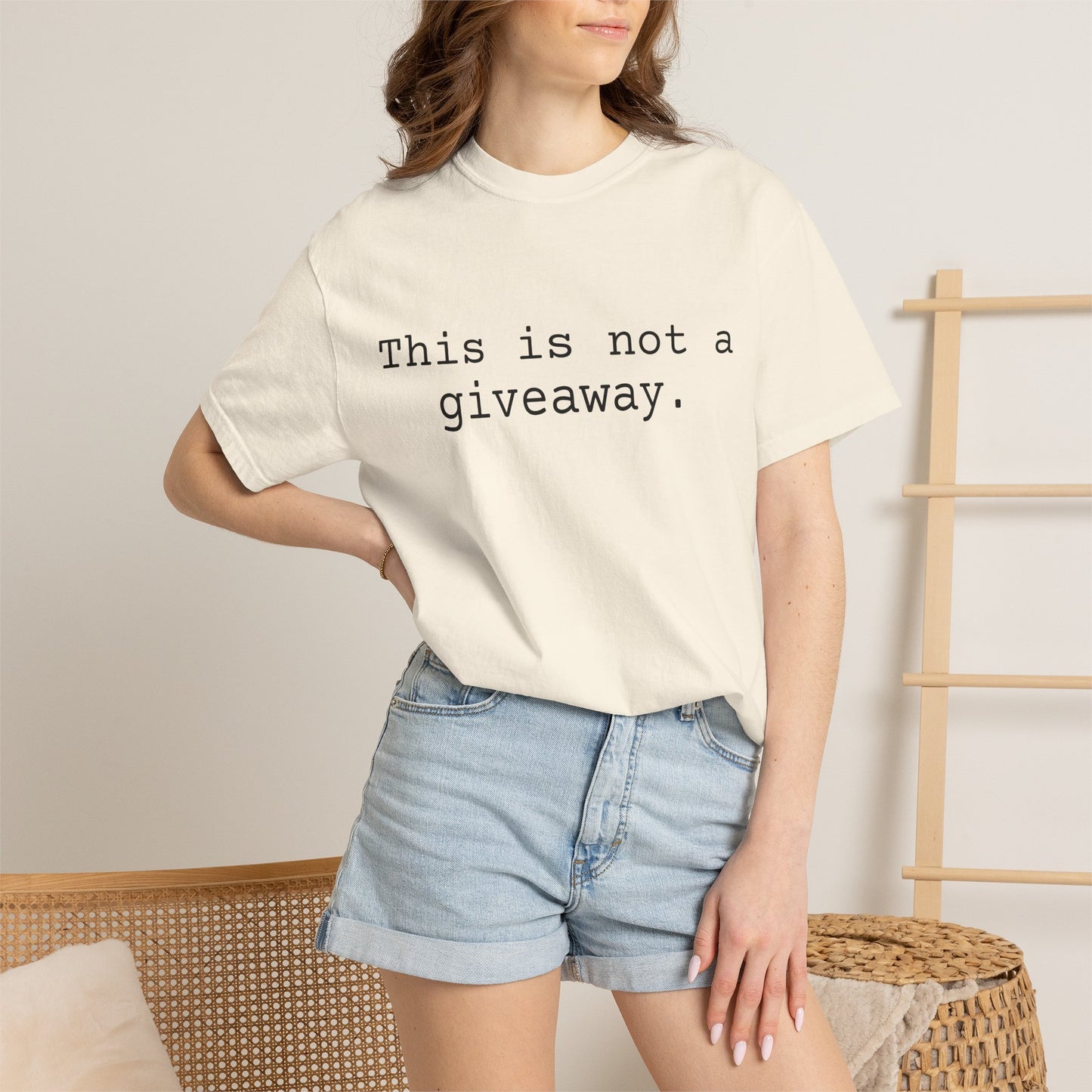 Not a giveaway T-shirt