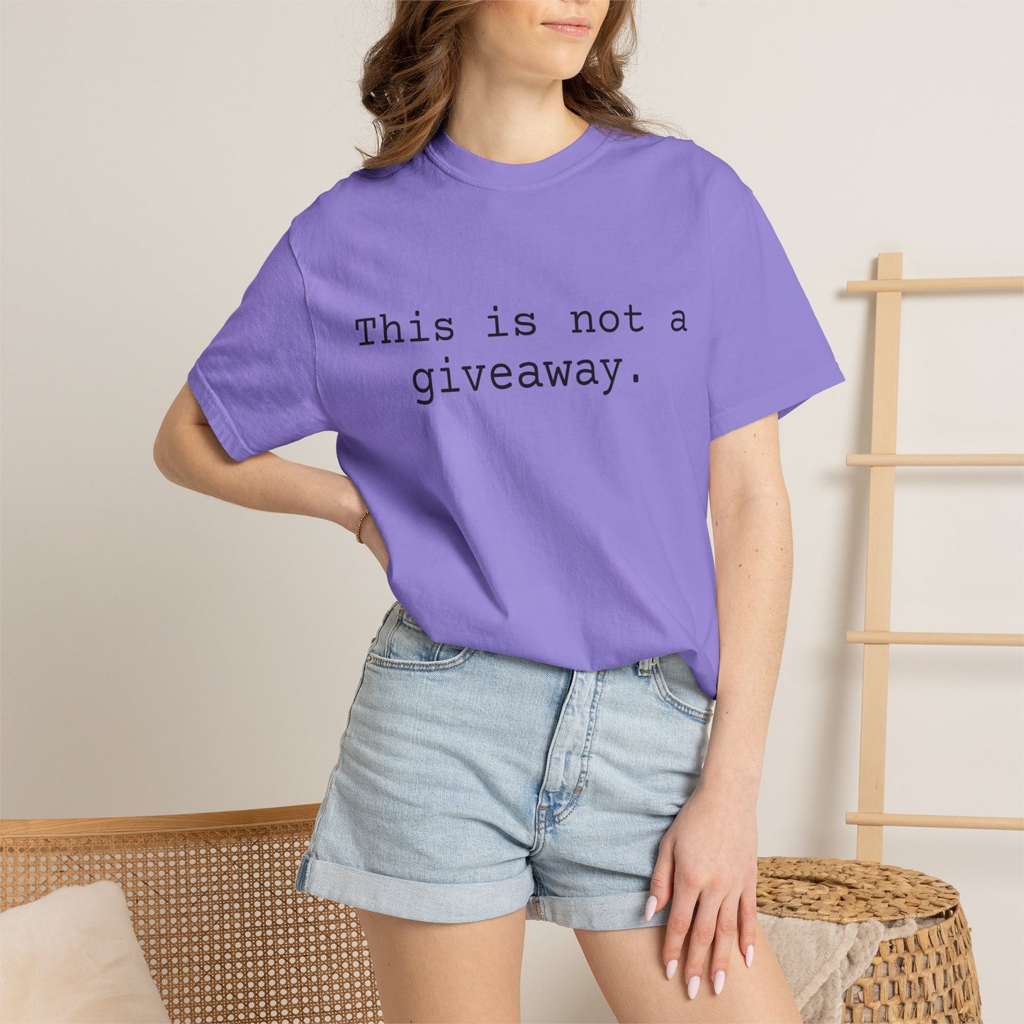 Not a giveaway T-shirt