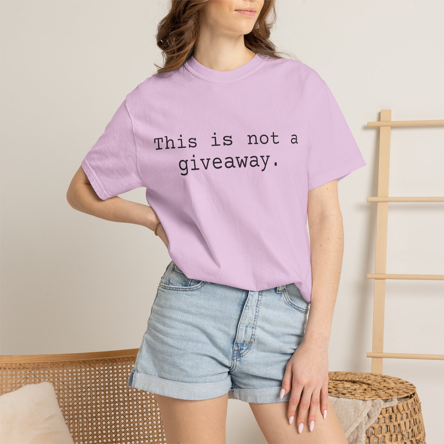 Not a giveaway T-shirt