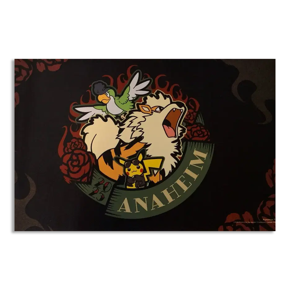 Pokemon World Championship 2025 Pokemon Center Anaheim Arcanine Playmat