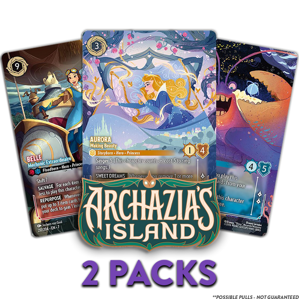Disney Lorcana Archazia’s Island 2-PACK (Live Break)