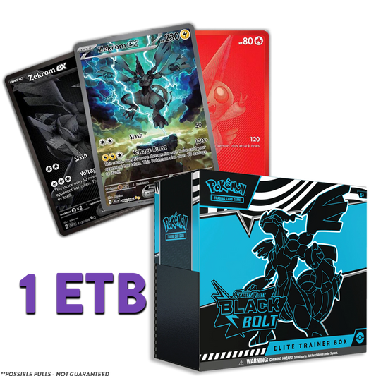(LIMIT 1 OF BLACK OR WHITE) Black Bolt EN ETB (Personal Break)