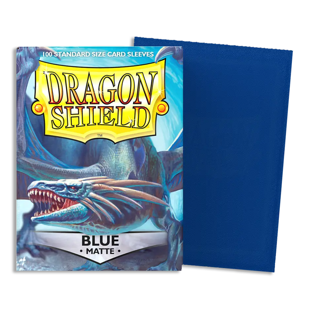 Dragon Shield Blue Matte Sleeves 100ct