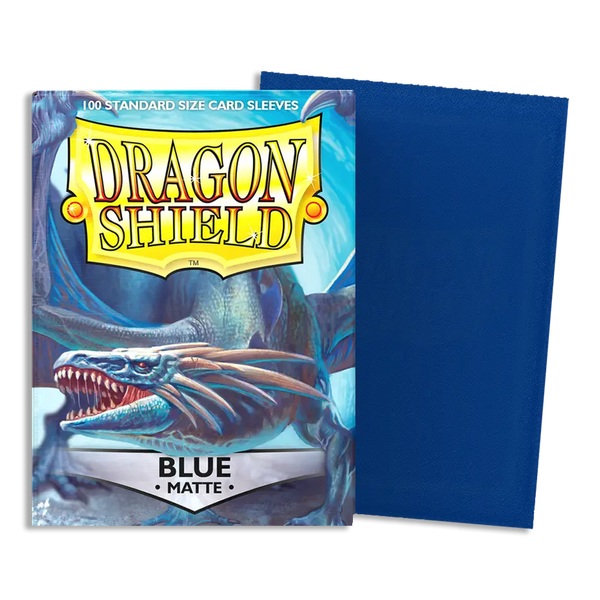 Dragon Shield Blue Matte Sleeves 100ct