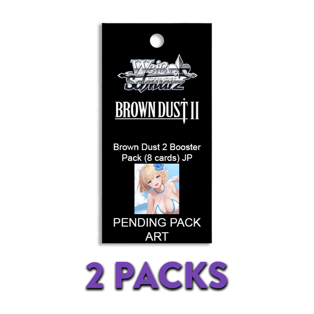 Weiß Schwarz Brown Dust 2 JP 2-PACK (Live Break)