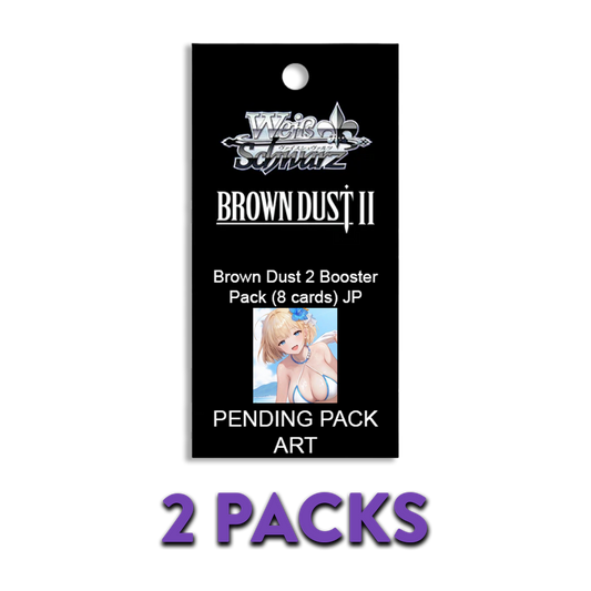 Weiß Schwarz Brown Dust 2 JP 2-PACK (Live Break)