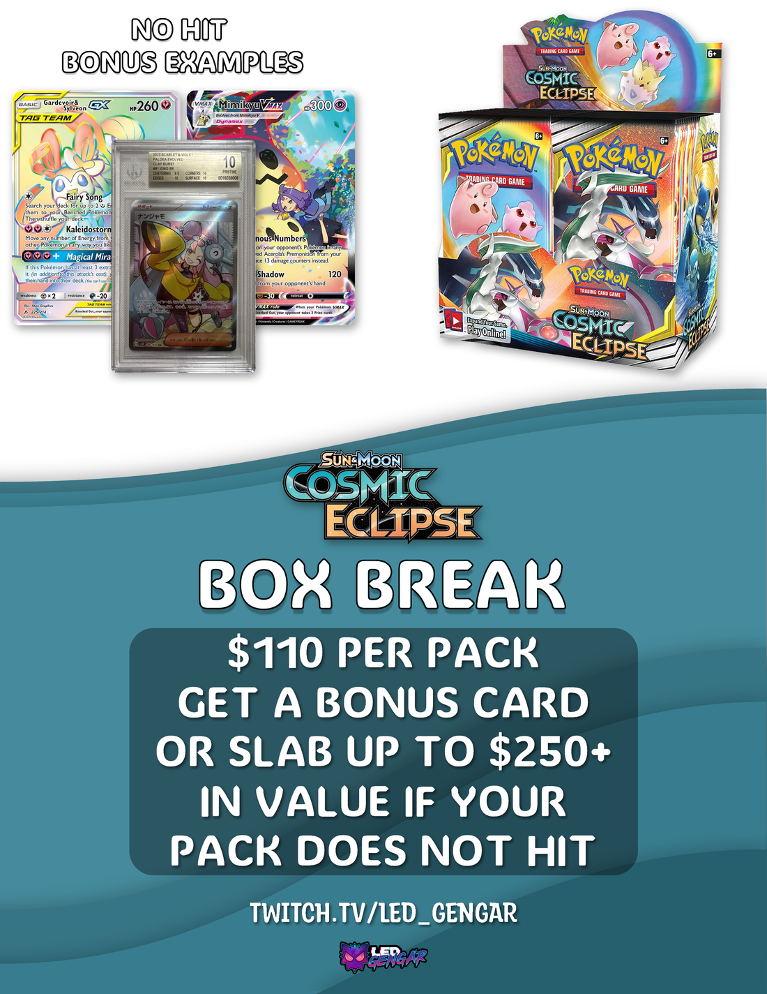 Cosmic Eclipse BOX BREAK 10/24 (Live Break)