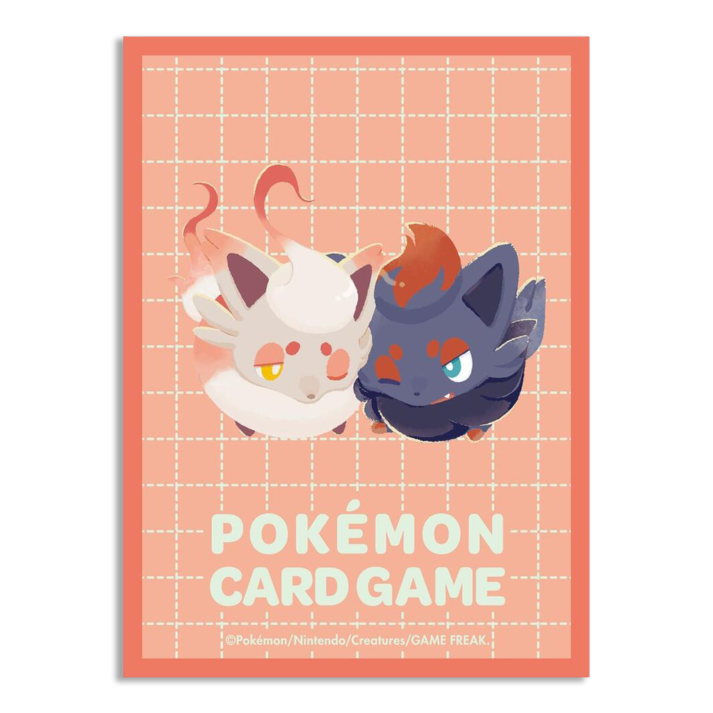 Pokemon Center Japan Exclusive Card Sleeves - Zorua & Hisuian Zorua 64ct