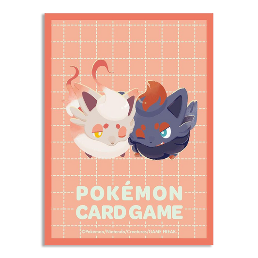 Pokemon Center Japan Exclusive Card Sleeves - Zorua & Hisuian Zorua 64ct