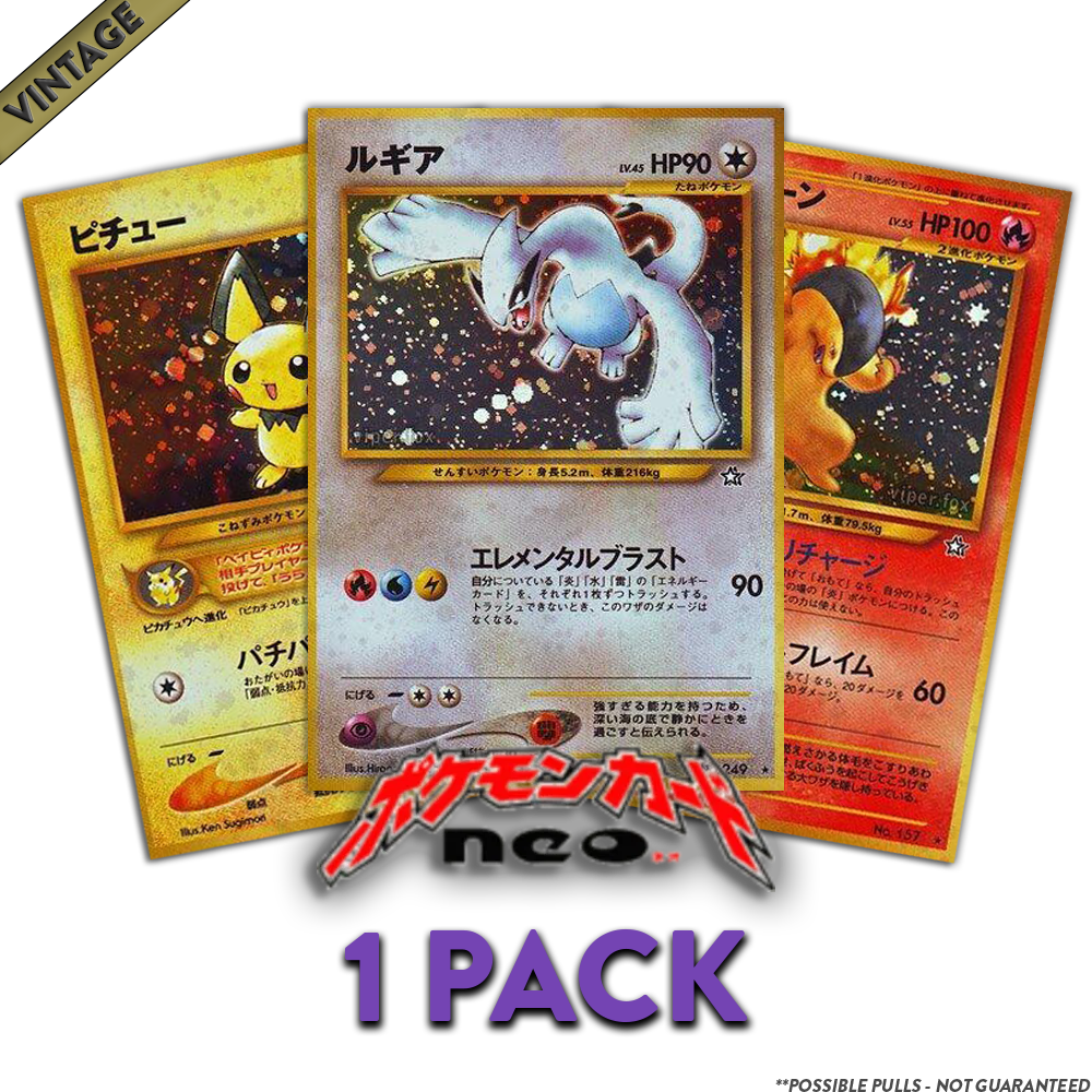 Neo Genesis JP 1-PACK (Personal Break) – LedGengar's Ghosty Games