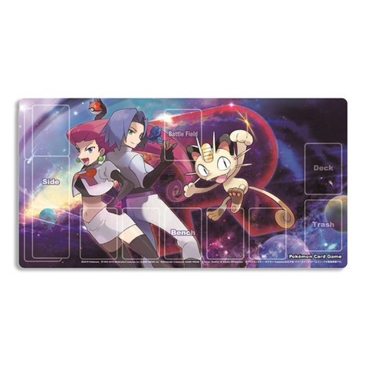 Pokemon Center Japan Exclusive Jessie, James, & Meowth Playmat