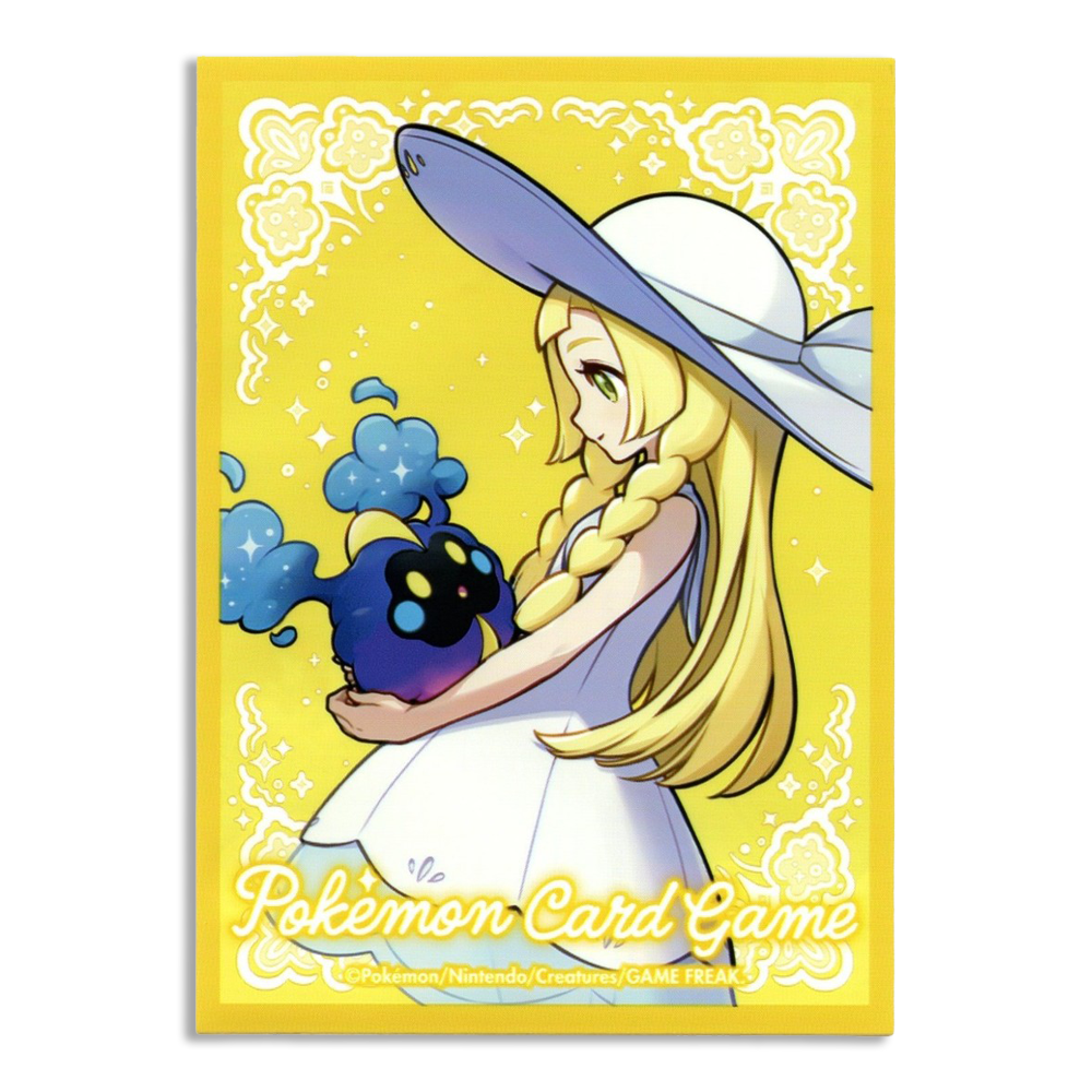 Pokemon Center Japan Exclusive Card Sleeves - Lillie & Cosmog 64ct