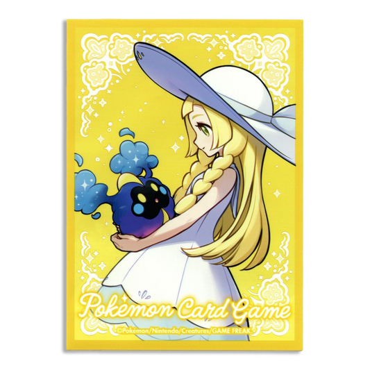 Pokemon Center Japan Exclusive Card Sleeves - Lillie & Cosmog 64ct