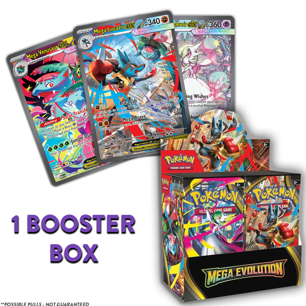 (LIMIT 1) Mega Evolution EN BOOSTER BOX (Live Break)