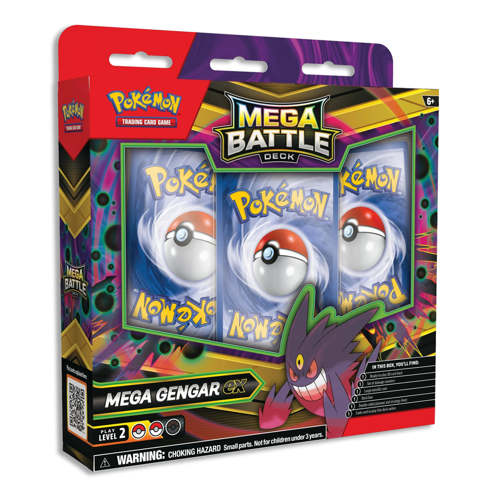 (LIMIT 1 BUNDLE TOTAL) Mega Evolutions EN Mega Battle Deck Bundle (Sealed)