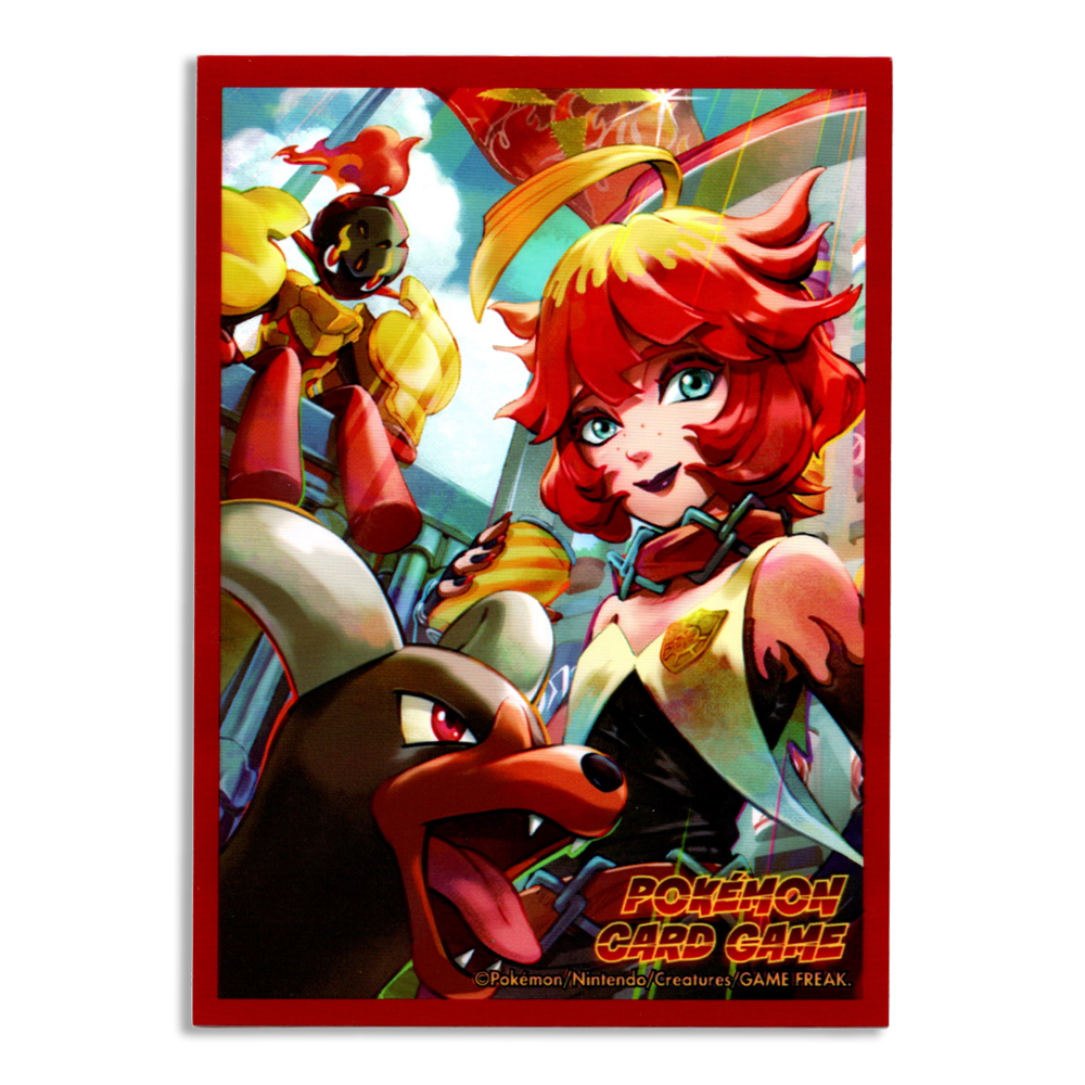 Pokemon Center Japan Exclusive Card Sleeves - Mela, Houndoom, & Armarouge 64ct