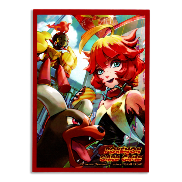 Pokemon Center Japan Exclusive Card Sleeves - Mela, Houndoom, & Armarouge 64ct