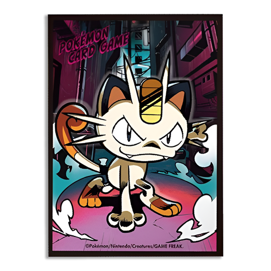 Pokemon Center Japan Exclusive Card Sleeves - Meowth 64ct