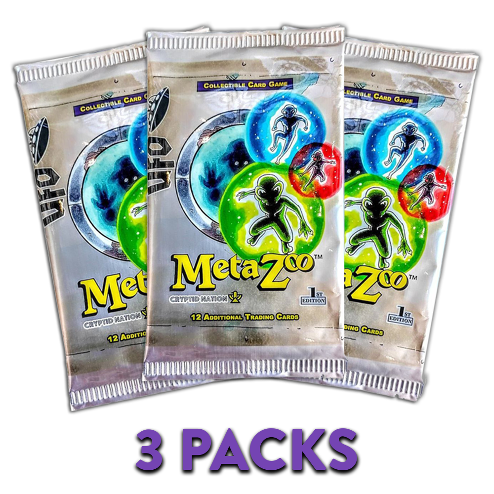 MetaZoo UFO 1st Edition 3-PACK (Live Break)