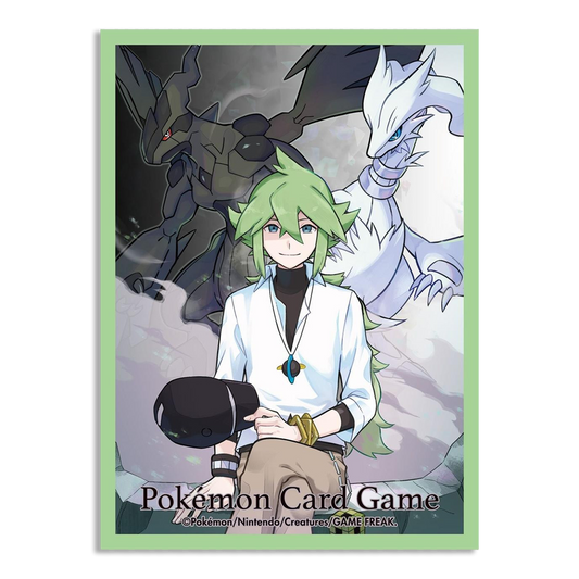 Pokemon Center Japan Exclusive Card Sleeves - N, Zekrom, Reshiram 64ct