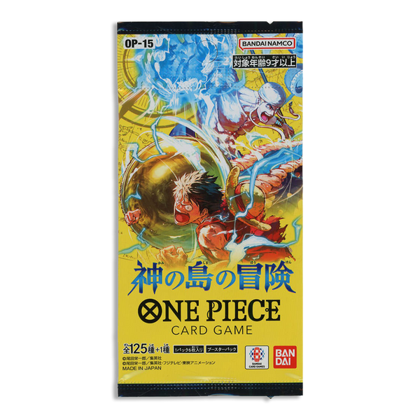 One Piece OP-15 JAPANESE Adventure on the Island of God 2-PACK (Live Break)