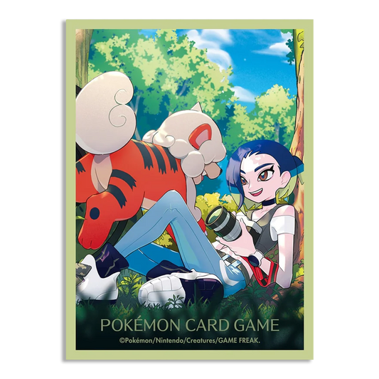 Pokemon Center Japan Exclusive Card Sleeves - Perrin & Growlithe 64ct