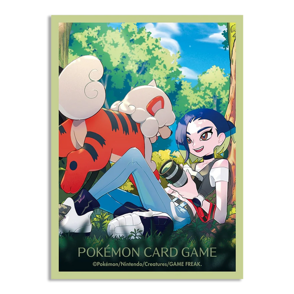 Pokemon Center Japan Exclusive Card Sleeves - Perrin & Growlithe 64ct