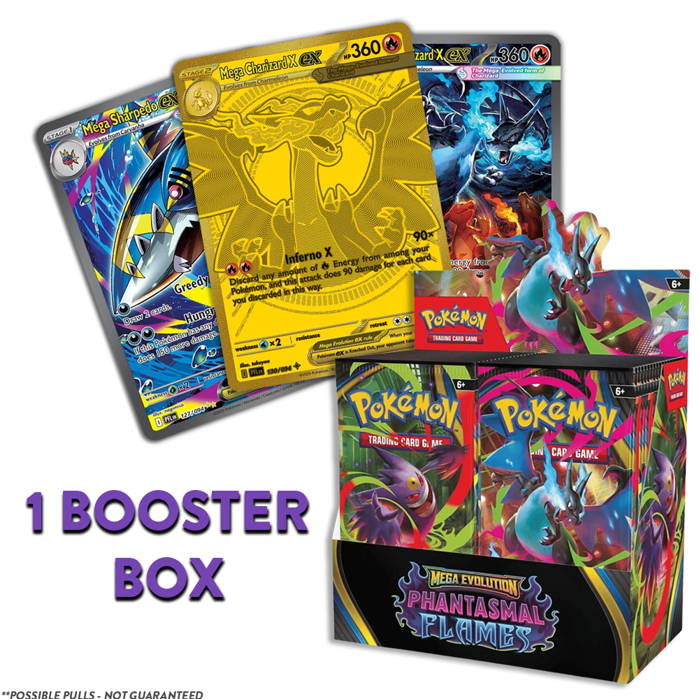 (LIMIT 1) Phantasmal Flames EN BOOSTER BOX (Live Break)